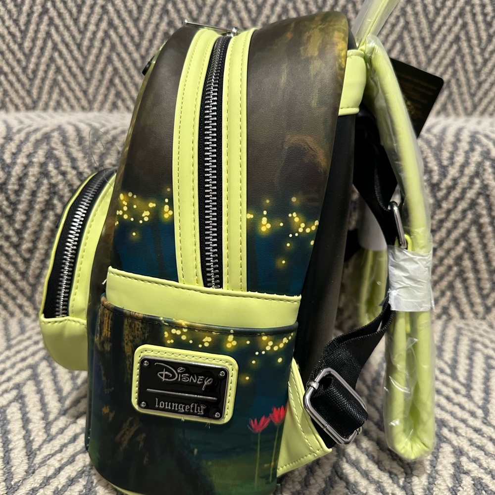 Loungefly Disney Princess and the Frog Ray Glow mini backpack - Picture 6 of 9
